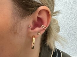 Tragus, Helix und Conchpiercing